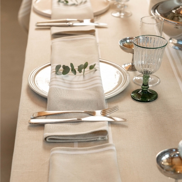 serviette de table corda blanc artiga
